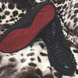 👠Authentic Christian Louboutin High Top Sneakers