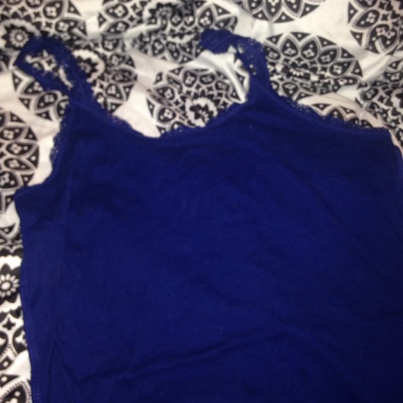 Navy blue tank top