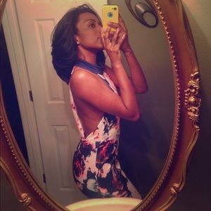 SheInside Floral Dress