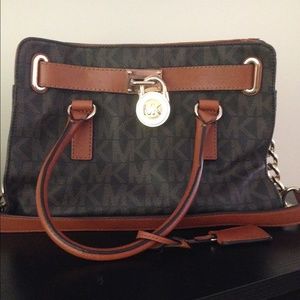 SOLD Authentic Michael Kors Logo Handbag
