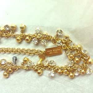 Kate Spade Gold Sparkle Necklace