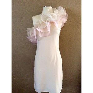 ASOS Flirty One Shoulder Organza Dress