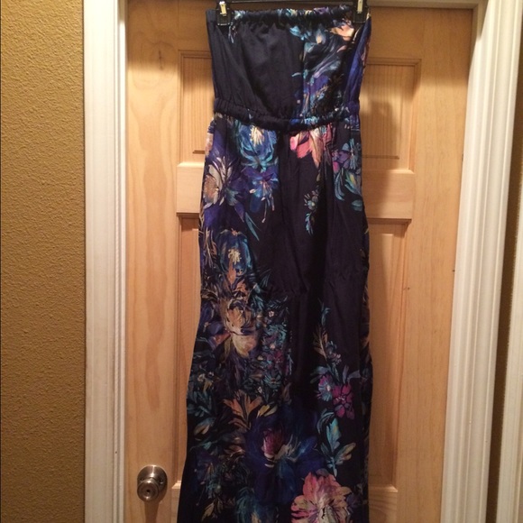 Maxi floral print dress