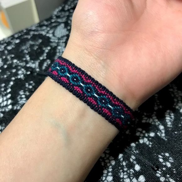 2 for $8 ⇨ Boho/Gypsy Style Woven Suede Bracelet - Picture 4 of 6