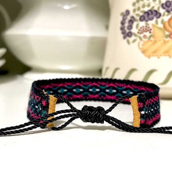 2 for $8 ⇨ Boho/Gypsy Style Woven Suede Bracelet - Picture 6 of 6