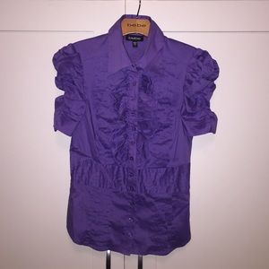 Bebe Purple collared shirt