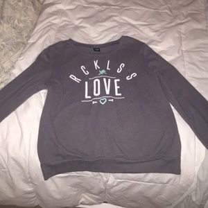 Grey pullover hoodie size medium