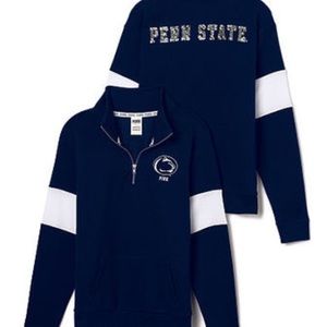 ISO pink Victoria's Secret bling half zip