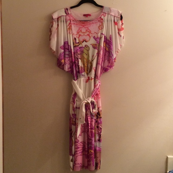Vivienne Tam Dresses & Skirts - Gorgeous Vivienne Tam Floaty Floral Dress L EUC