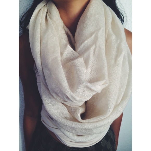 Cream Infiniti Scarf
