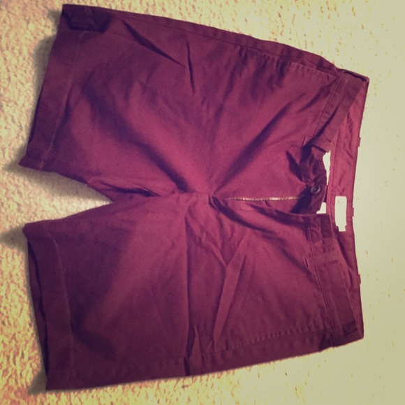 J Crew Maroon shorts