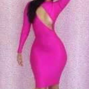 Pink  club dress
