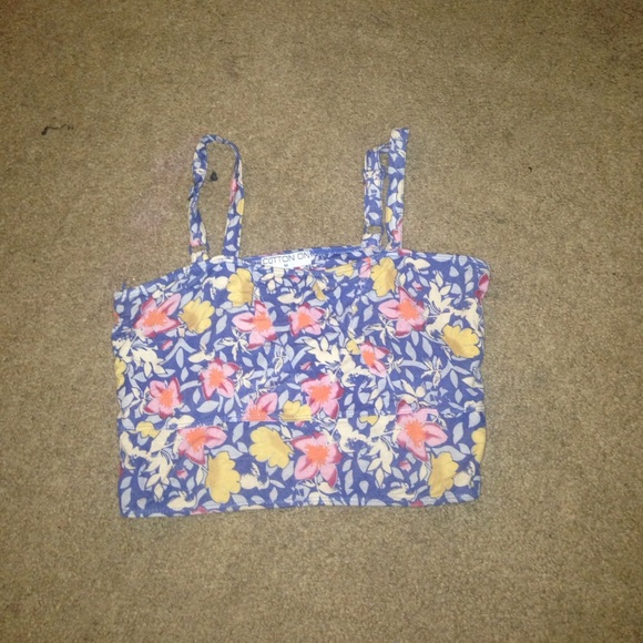 Flower Crop top - Picture 3 of 3