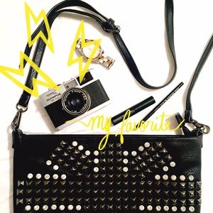 Union Jack Studded Crossbody