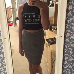 Epic weekend black crop top