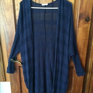 Dark blue cardigan