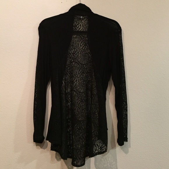 Tobi high low lace sweater - Picture 2 of 4