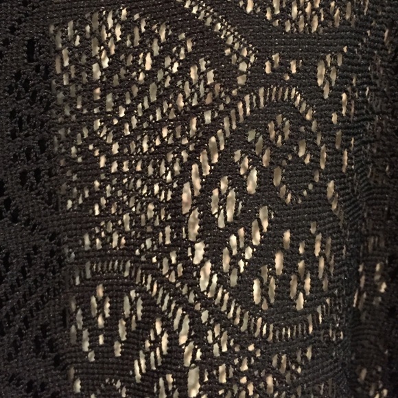 Tobi high low lace sweater - Picture 3 of 4