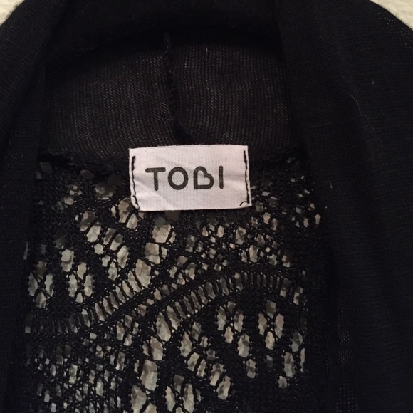 Tobi high low lace sweater - Picture 4 of 4