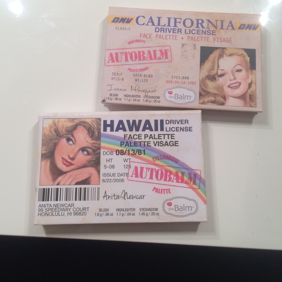 TheBalm cosmetics auto balm!