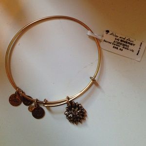 Alex & Ani gold water lily