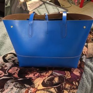 J. Crew uptown tote neon azure