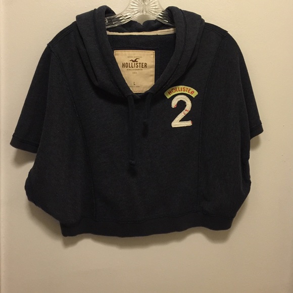 Hollister Crop Hooded Sweat