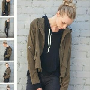 Brandy Melville Hailey Green Jacket