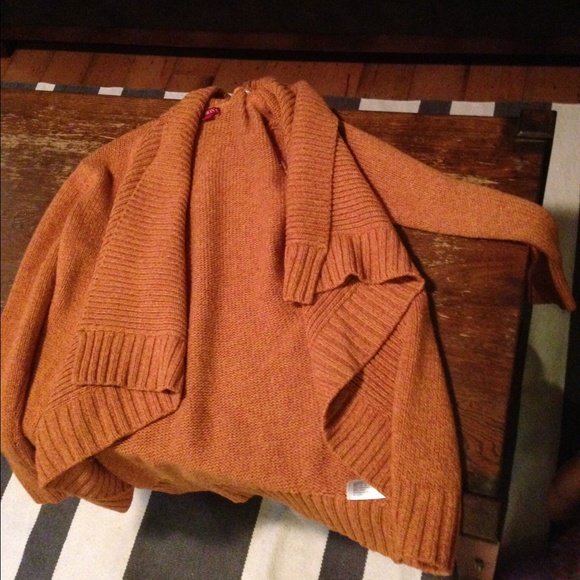 Burnt orange wool sweater