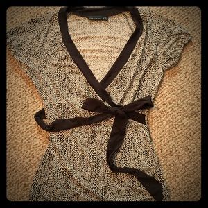 Dressy shirt with tie waist