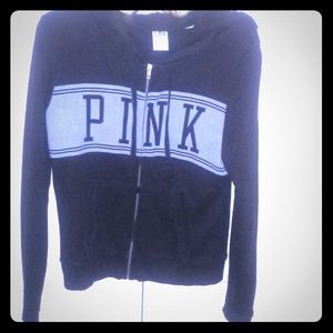 A black and gray jacket.