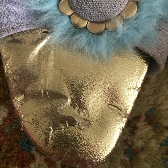 Adorable vintage rabbit fur shoes - Picture 3 of 3