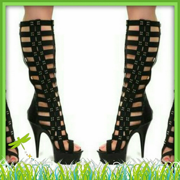 Gladiator Knee High Sandals