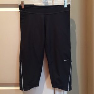 Nike Dri-Fit Running Capri size S black