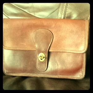 Vintage coach clutch