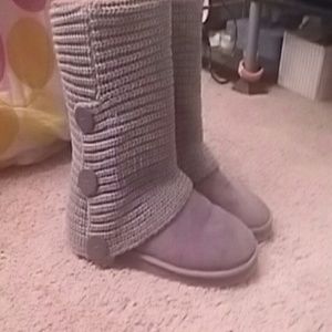 Knitted boots