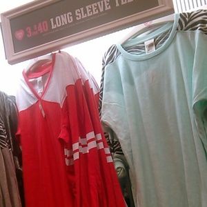 Long sleeve pink shirt