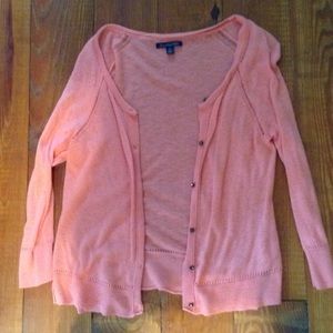 Pink cardigan from American eagle!