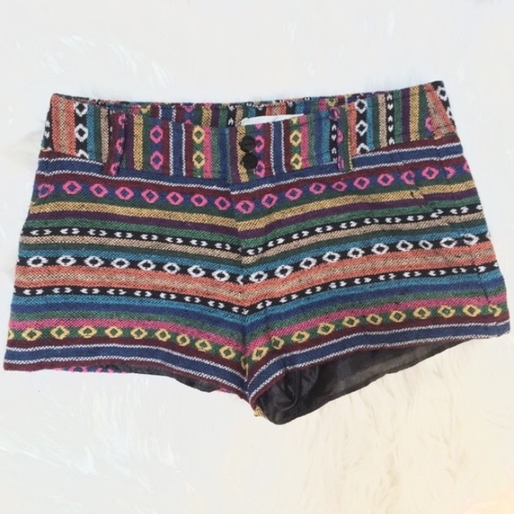 Sans Souci Pants - Tribal Print Shorts