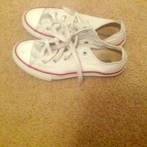 All white converse size 4!