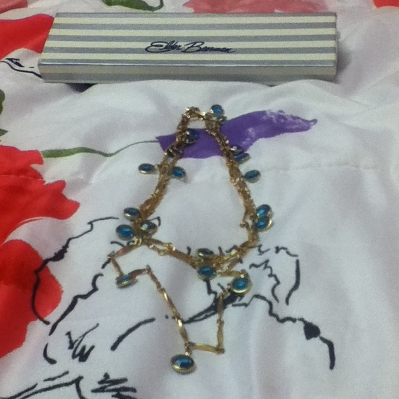 Turquoise circles necklace