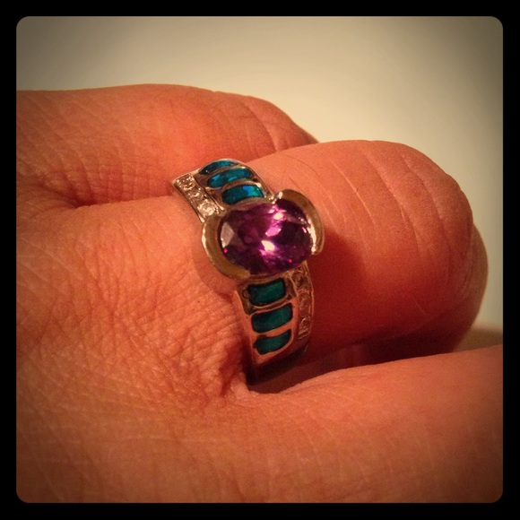 Jewelry - Sapphire & Opal Ring
