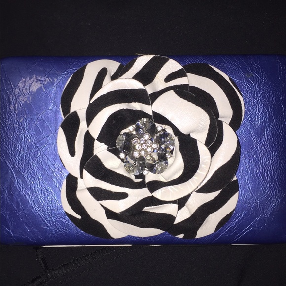 Royal blue wallet