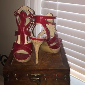 Red high heels