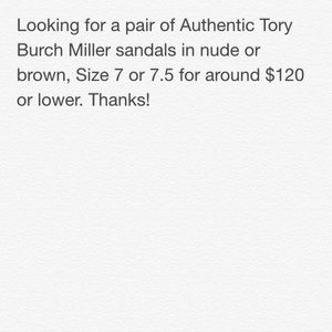 Tory Burch Miller Sandals