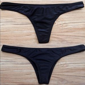 Small Black Brazilian Bikini Bottom