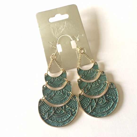 Madeline Jewelry - NWT Aztec Chandelier Earrings