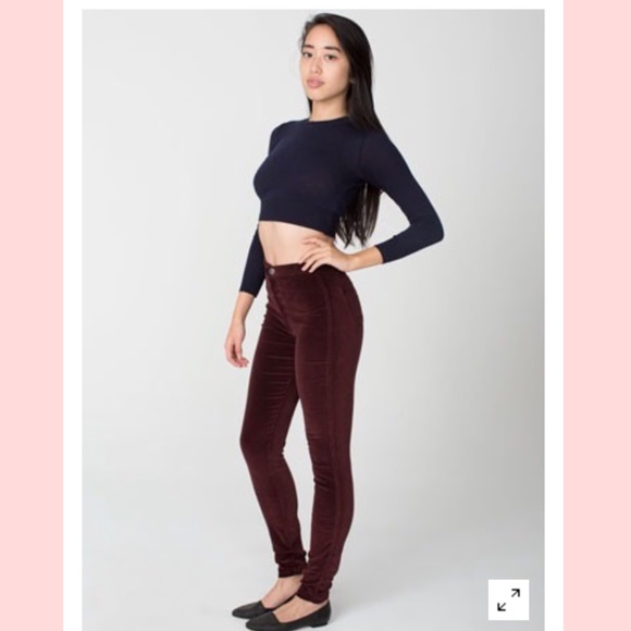American Apparel Velvet Easy Jean