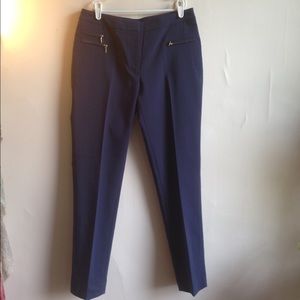 H&M Navy Cigarette Crop Pants