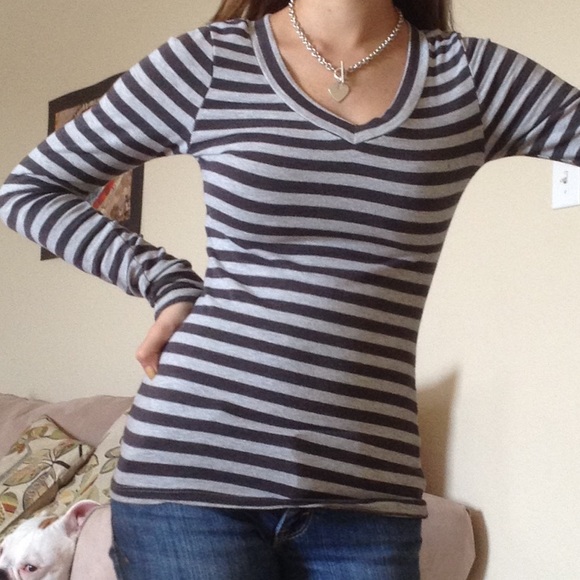 Cute stripped long sleeve